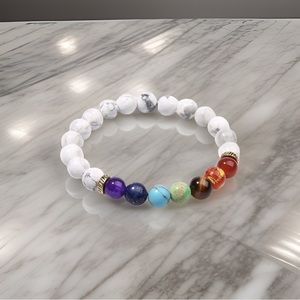 White Chakra Beads Natural Crystal Beads